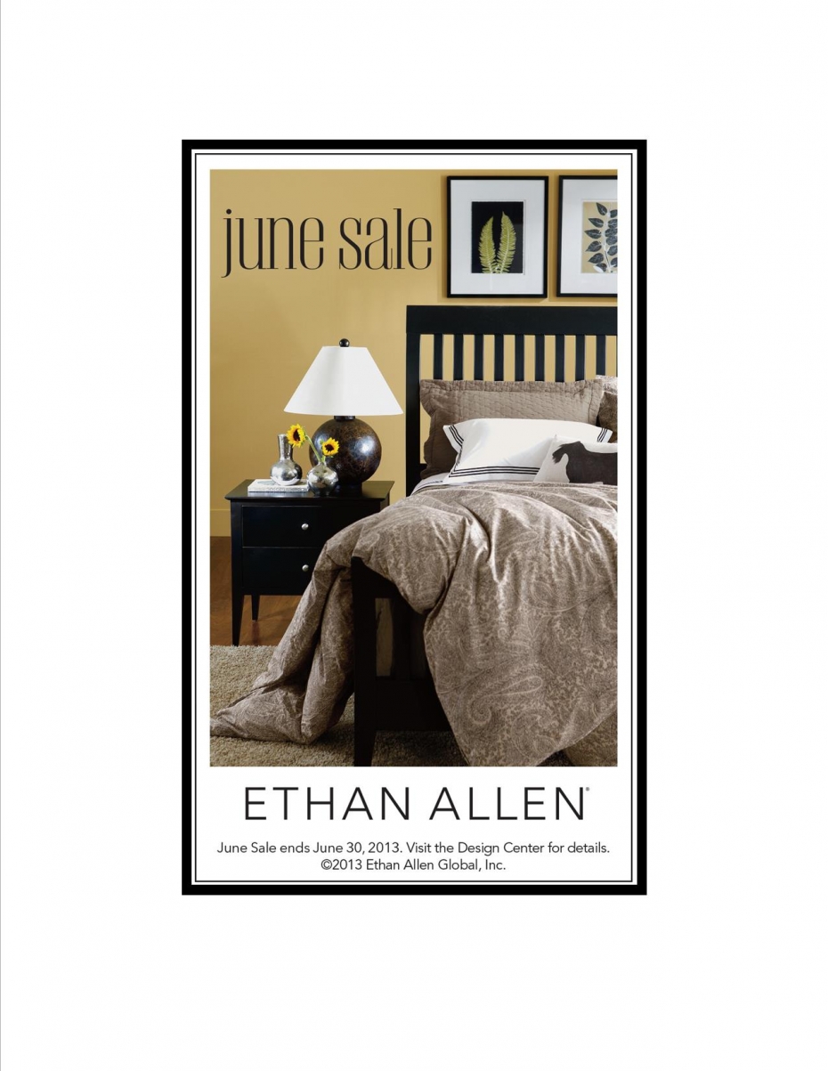 Ethan Allen 2013 June Sale Flyer Shop Crossings at Corona