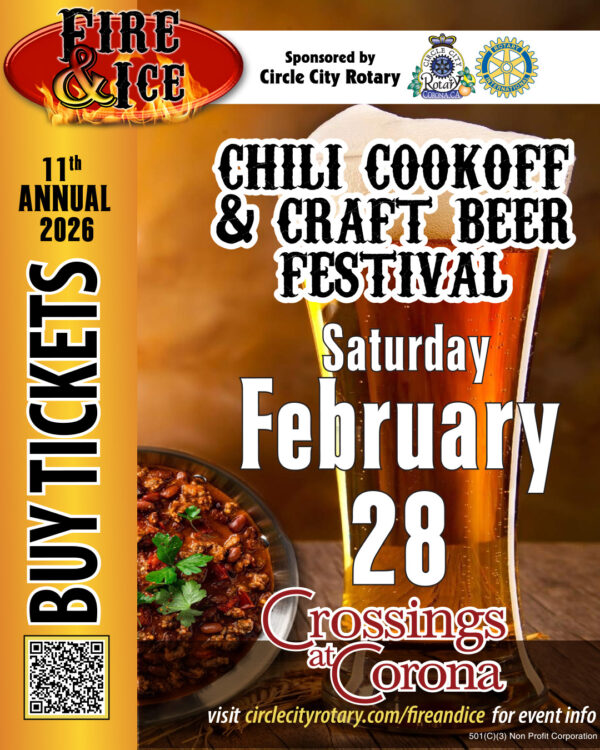 Circle City Rotary Fire & Ice Chili Cookoff @ Crossings at Corona