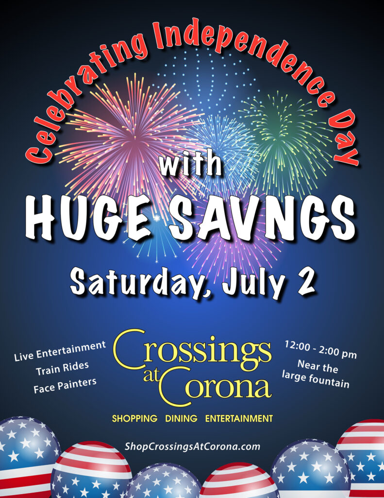 Independence Day Event @ Crossings at Corona